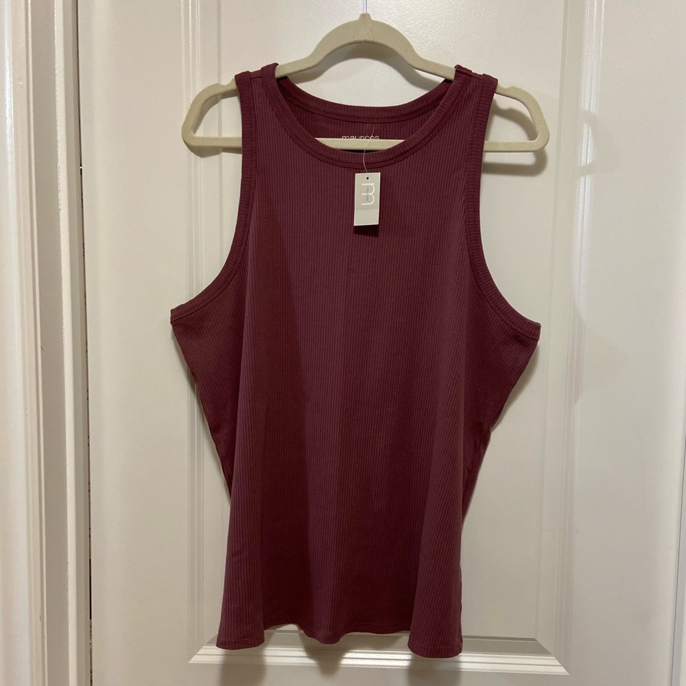⭐️SOLD⭐️ Maurice’s Ribbed Tank Top - Picture 3 of 13